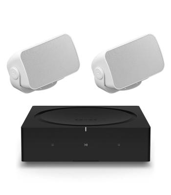 Sonos Outdoor Speaker Pair with Amp Wireless Hi-Fi Player